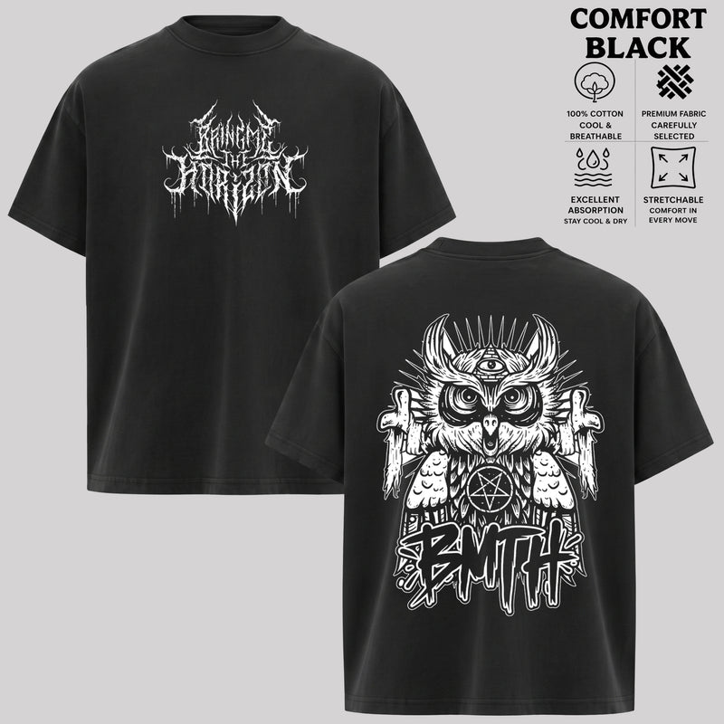 Bring Me The Horizon Owl Invert T-Shirt & Hoodie