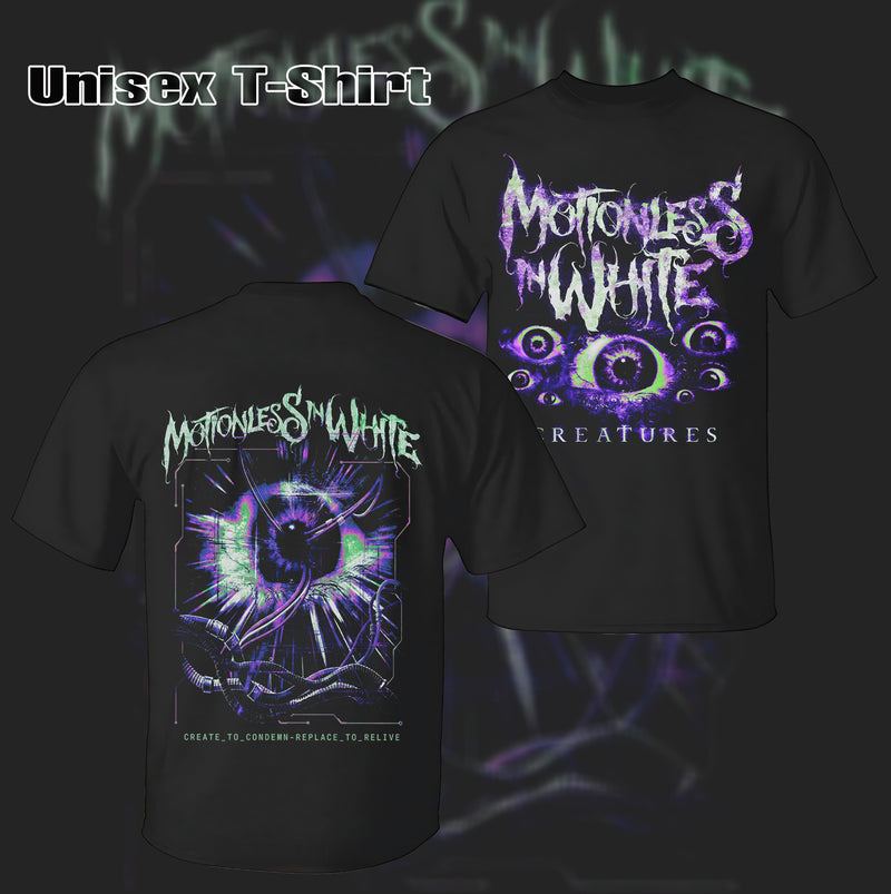Retro Motionless In White Sign Of Life Eye T-Shirt , MIW T-Shirt & Hoodie.