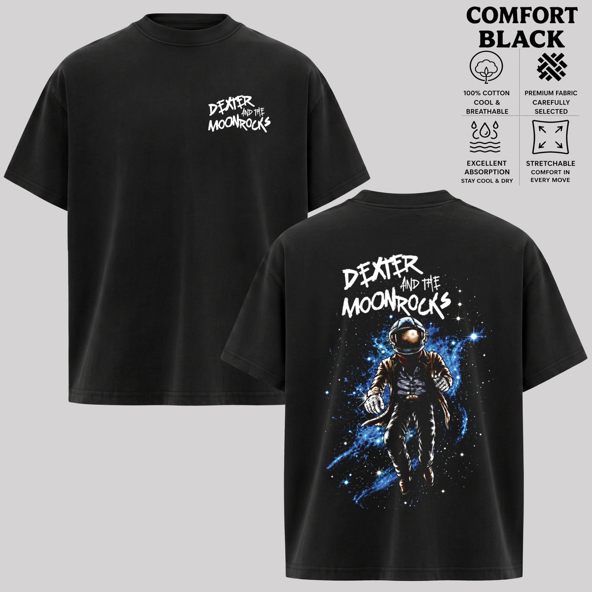 Dexter and The Moonrocks T-Shirt, Vintage Rock Band Shirt & Hoodie