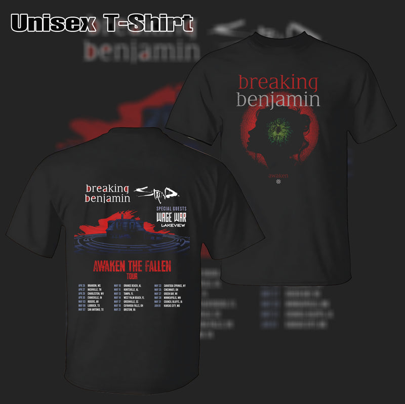 Vintage Breaking Benjamin Awaken The Fallen Tour T-Shirt & Hoodie