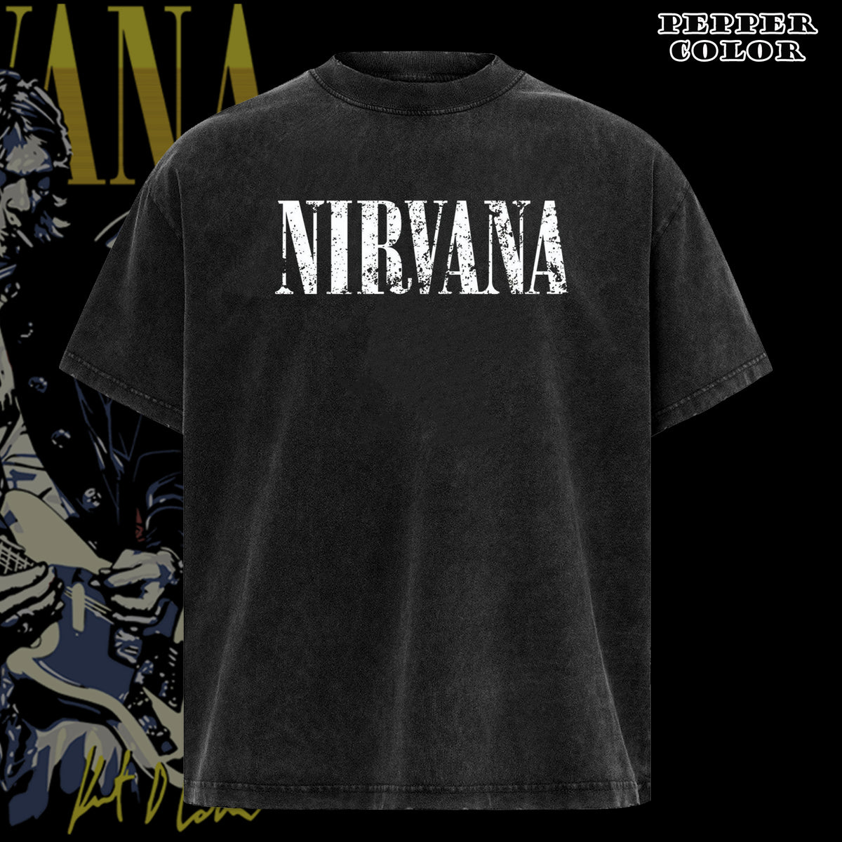 Vintage 90s Nirvana Kurt Cobain tshirt