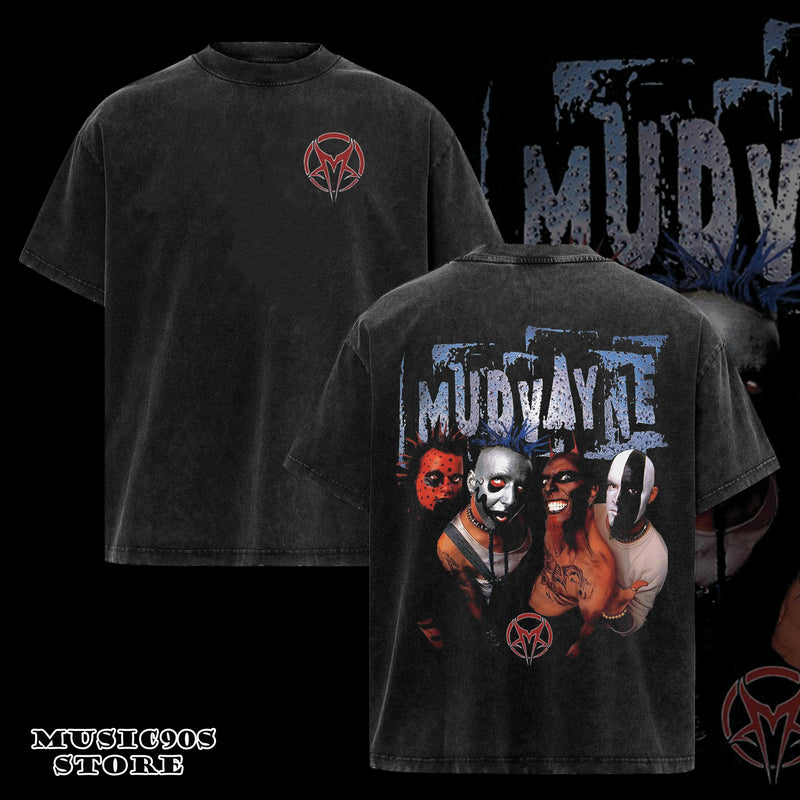 Retro Mudvayne Band Album Music Tee Cotton Shirt For Men Women S To 5XL
