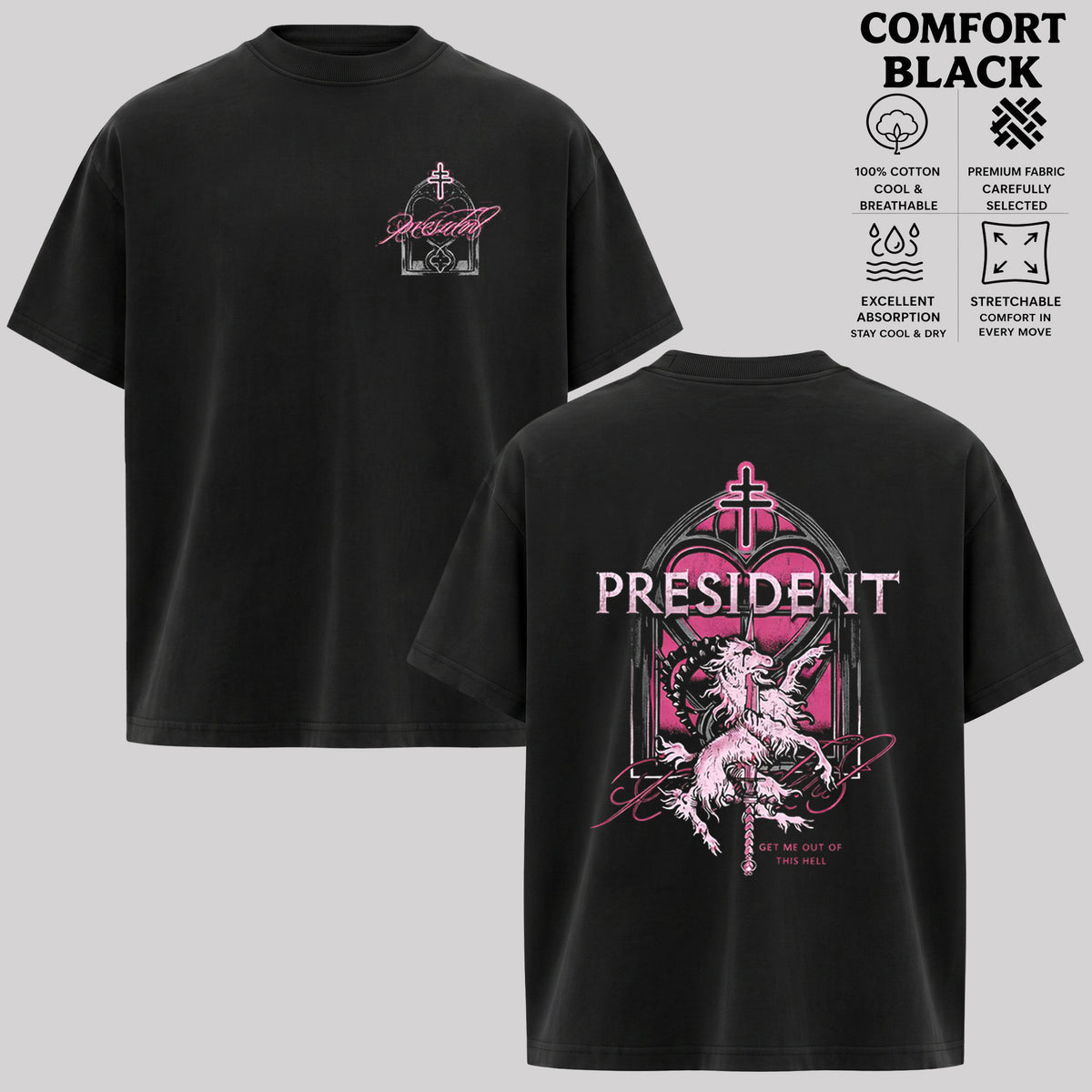 President Band Shirt & Hoodie, Retro Rock Shirt