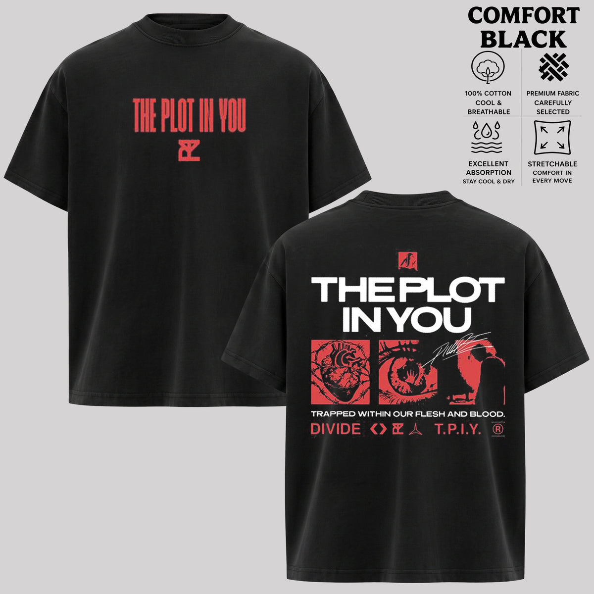 The Plot in You Band Shirt, Alternative Rock Tee