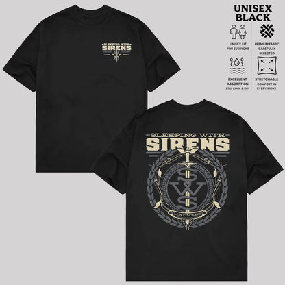 Sleeping With Sirens Band T-Shirt, Two-Sided Madness Graphic Rock Tee