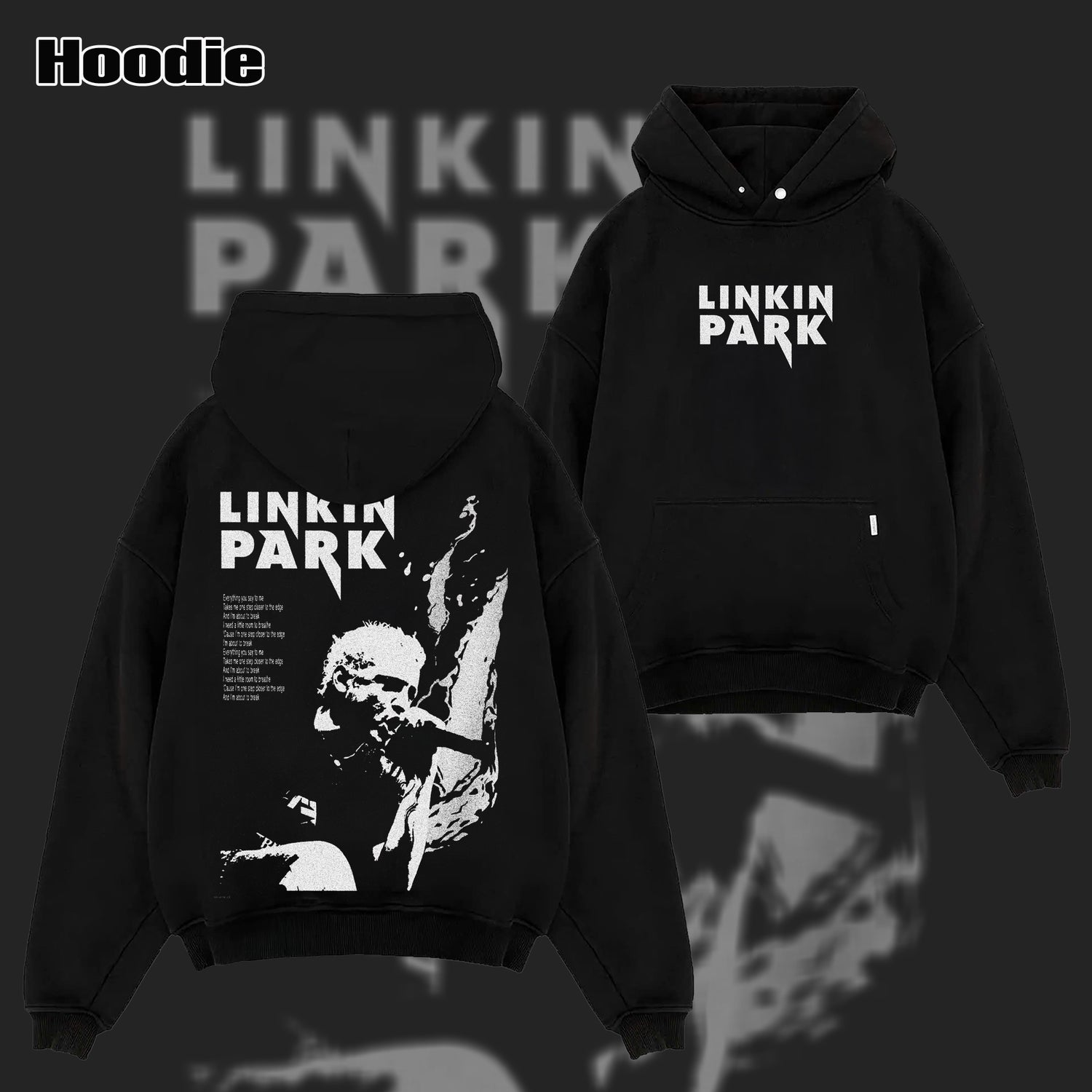 Vintage Style with Linkin Park Acid Washed T-Shirt & hoodie