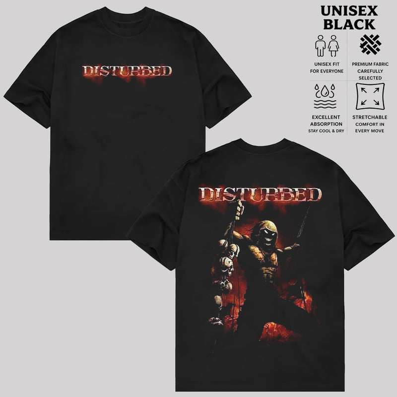 Disturbed Shirt, Vintage Rock Music T-Shirt & Hoodie, Retro Graphic Tee & Hoodie
