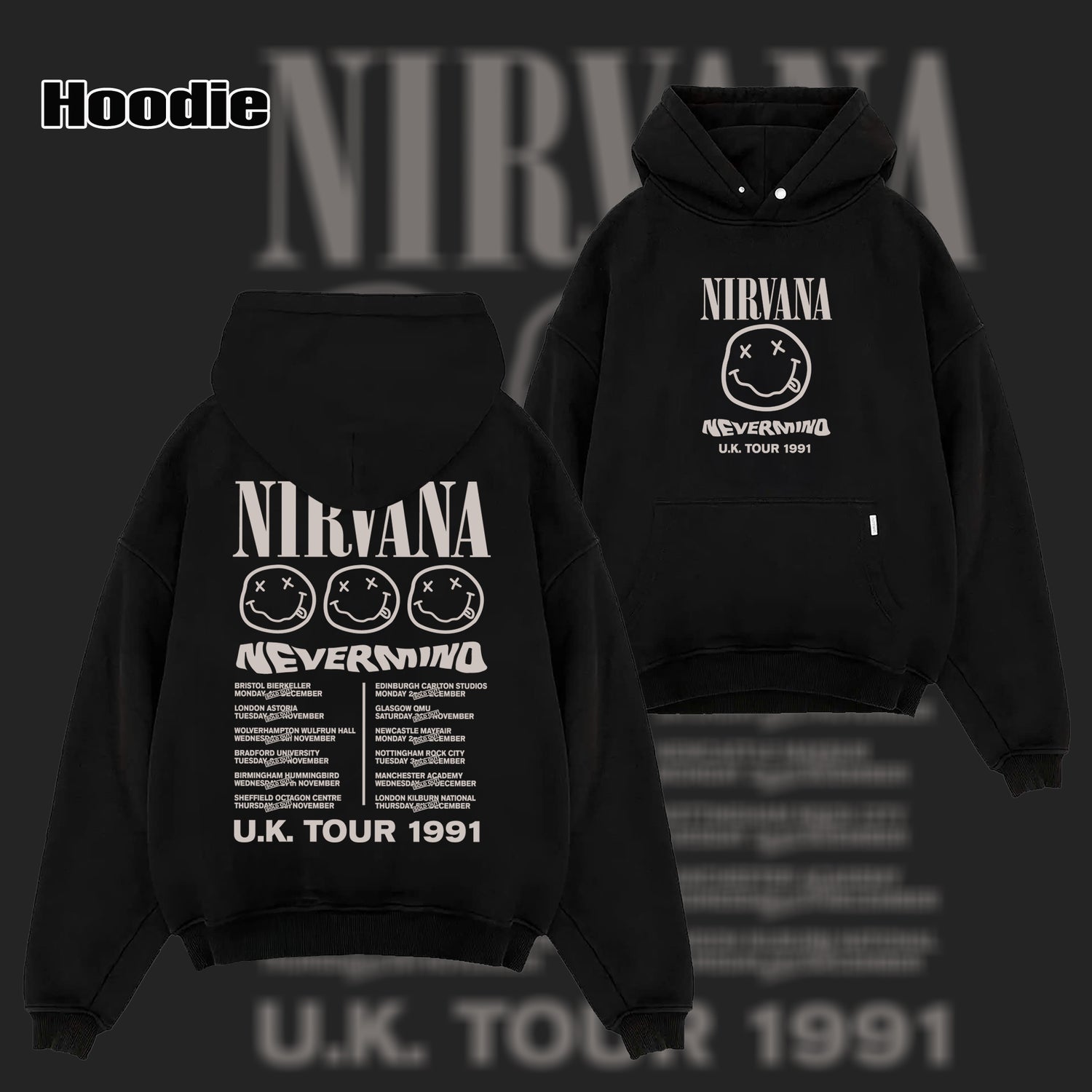 Vintage Nirvana Nevermind T-shirt  & hoodie