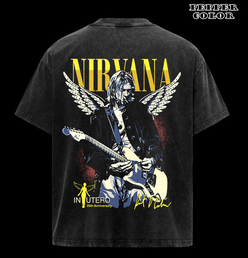 Vintage 90s Nirvana Kurt Cobain tshirt