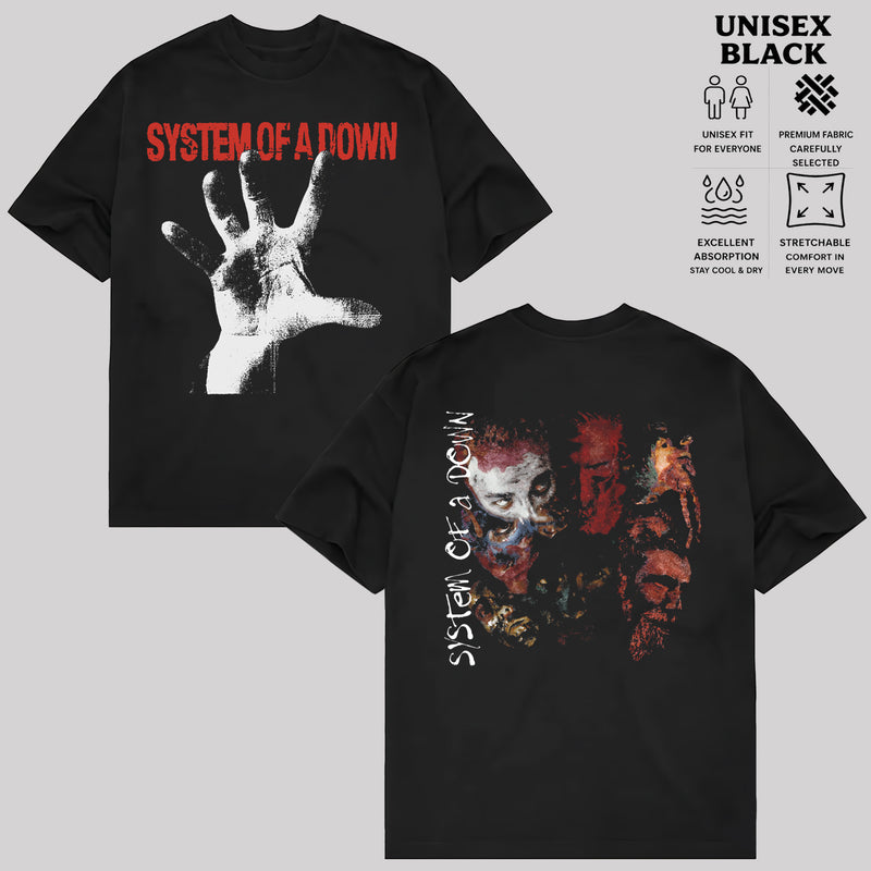 Vintage System Of A Down "Painted Faces" T-Shirt & Hoodie