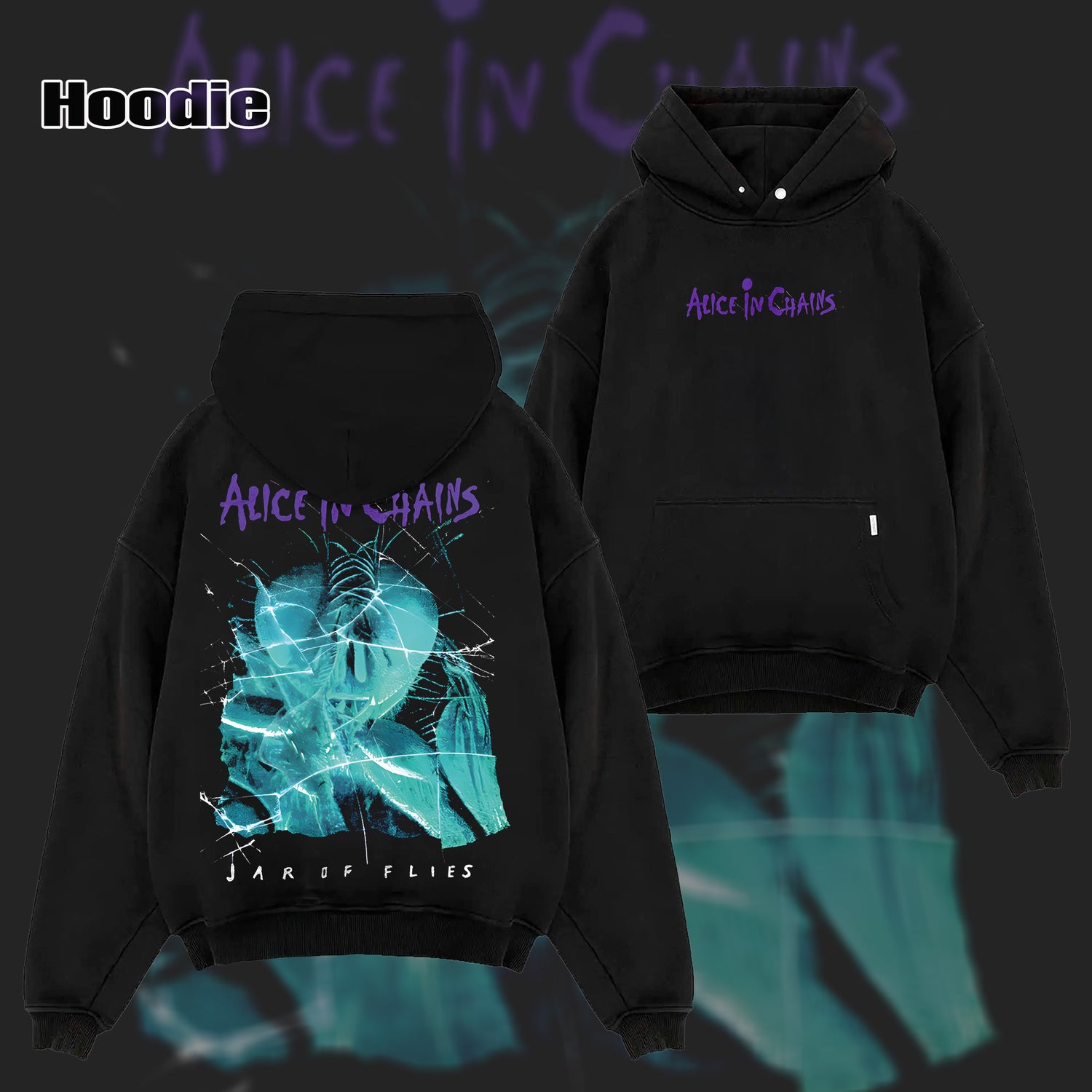 Retro Band Merchandise Official Alice In Chains Facelift T-Shirt  & Hoodie