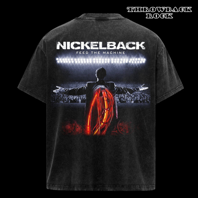 Retro Nickelback Feed the Machine tour T-shirt