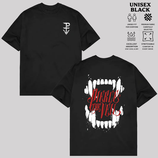 Pierce the Veil Vampire Fangs Graphic T-Shirt & Hoodie