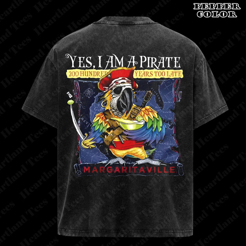 Vintage Yes I'm a Pirate Jimmy Buffett Shirt