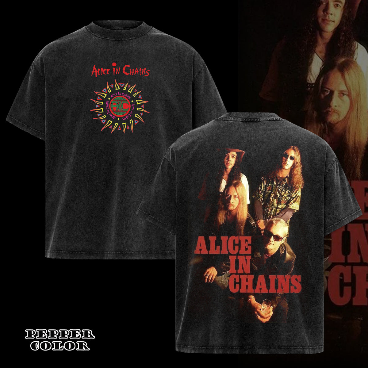 Vintage Alice In Chains band Concert T-shirt