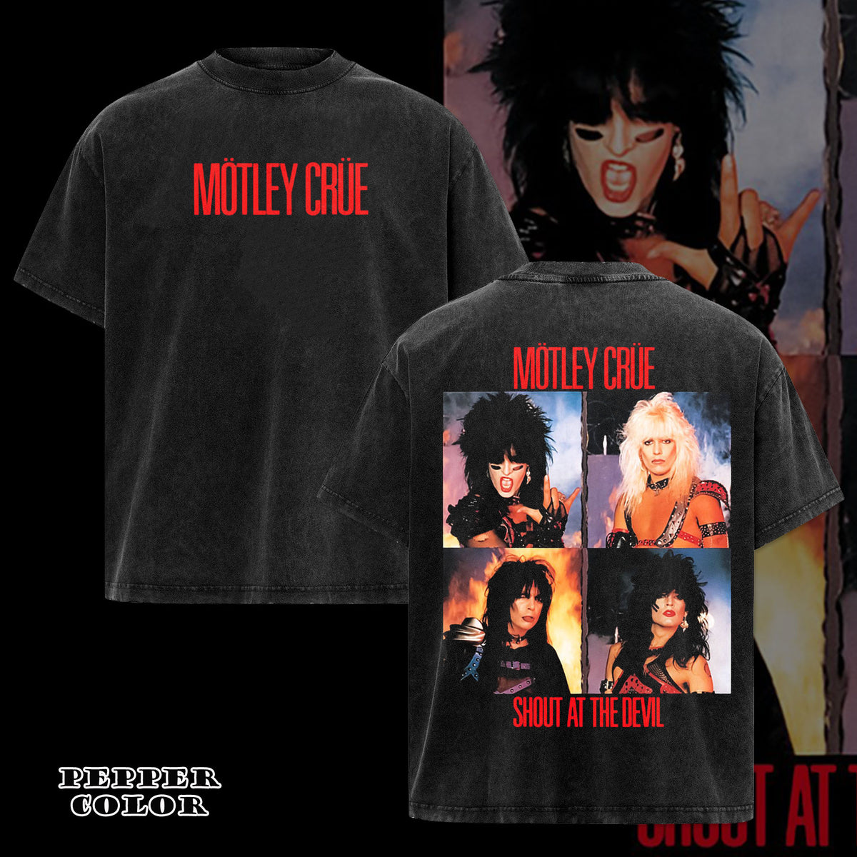 Vintage Officially Licensed Motley crue shout at the devil t shirt
