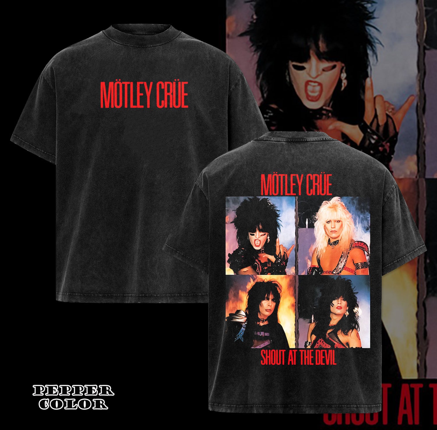 Vintage Officially Licensed Motley crue shout at the devil t shirt