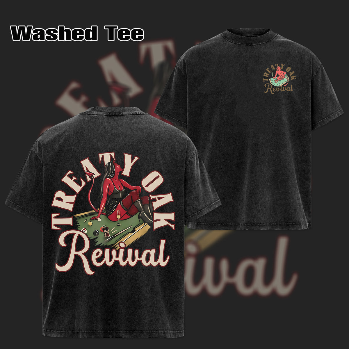 ReTro Treaty Oak Revival Bad Rock Band T-Shirt & Hoodie