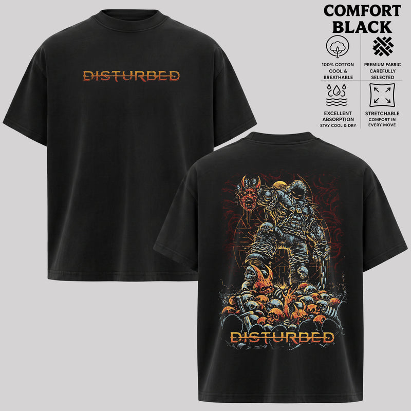 Disturbed Shirt, Vintage Rock Music T-Shirt & Hoodie, Retro Graphic Tee & Hoodie