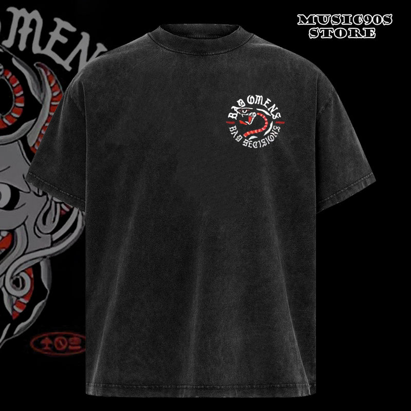 Retro Bad Omens Band A Tour of The Concrete Jungle Tour T-Shirt