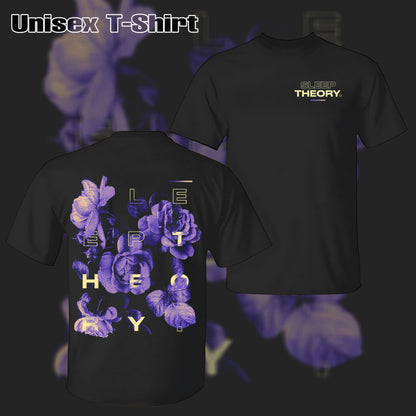 Vintage Sleep Theory - Floral Faded Black T-shirt & Hoodie