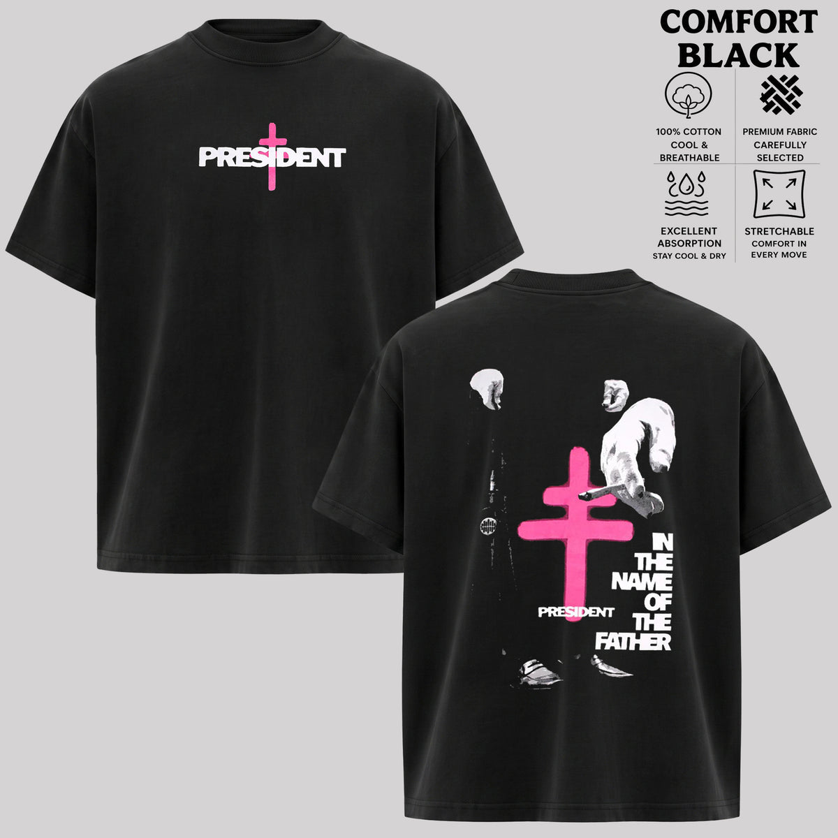 President Band Shirt & Hoodie, Retro Rock Shirt