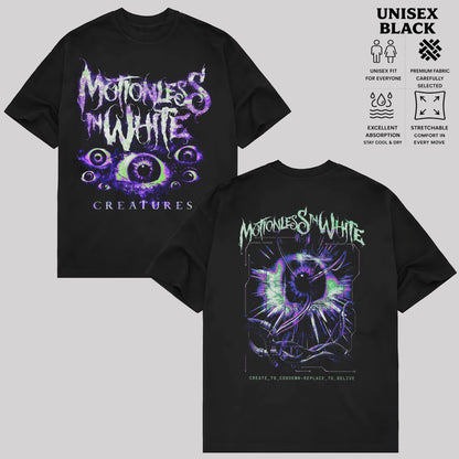 Retro Motionless In White Sign Of Life Eye T-Shirt , MIW T-Shirt & Hoodie.
