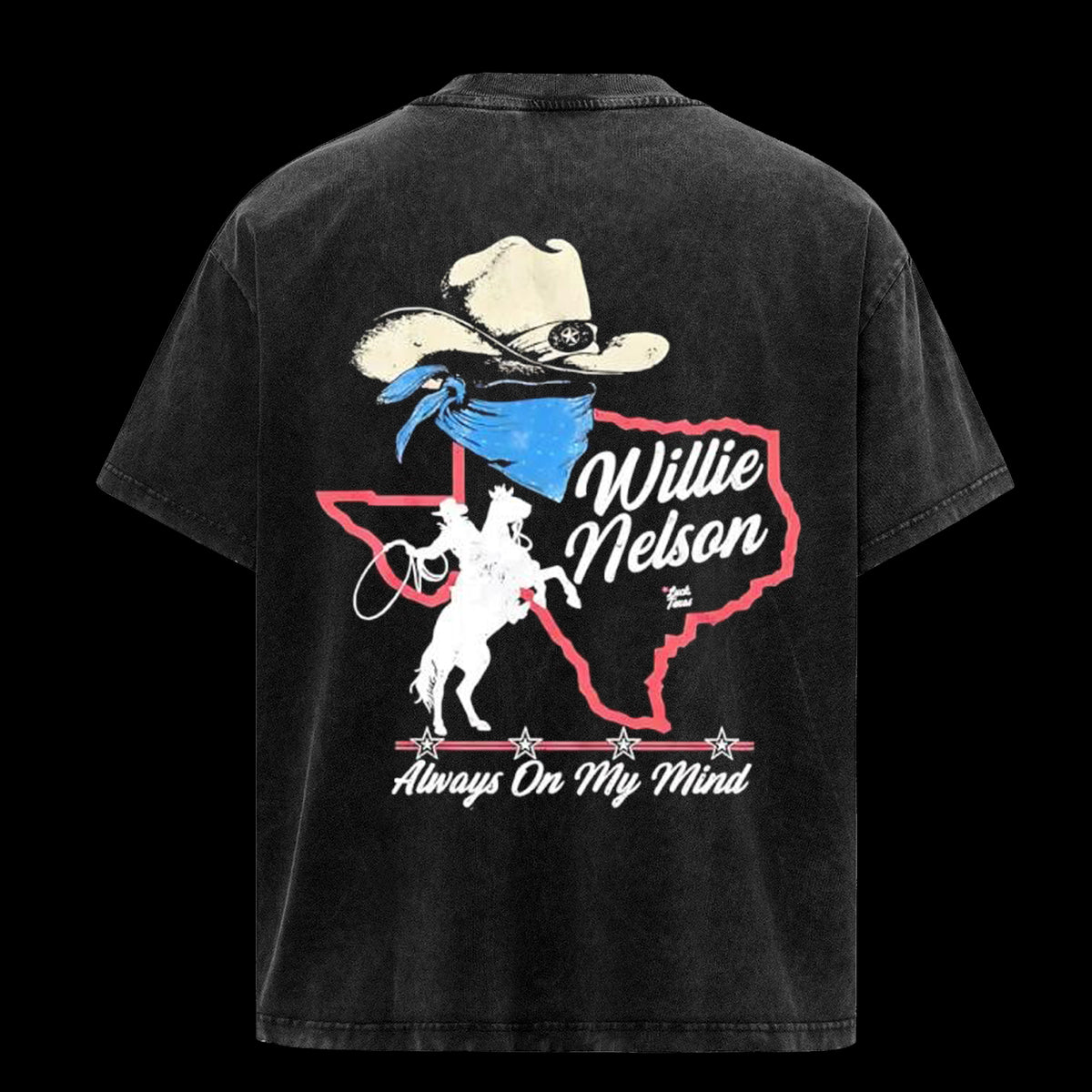 Vintage Willie Nelson Always On My Mind Men's T Shirt