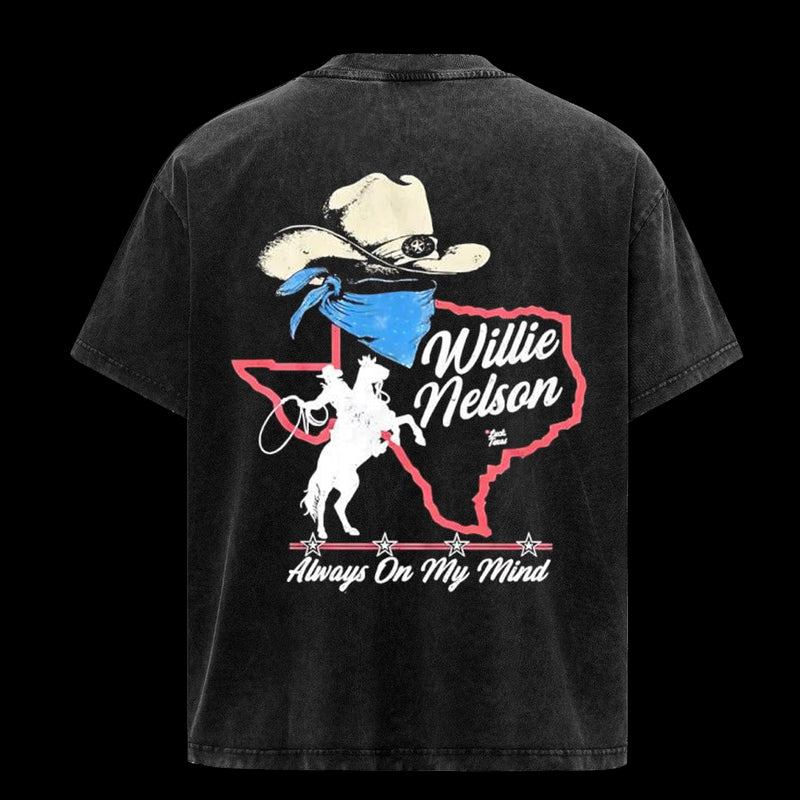 Vintage Willie Nelson Always On My Mind Men's T Shirt