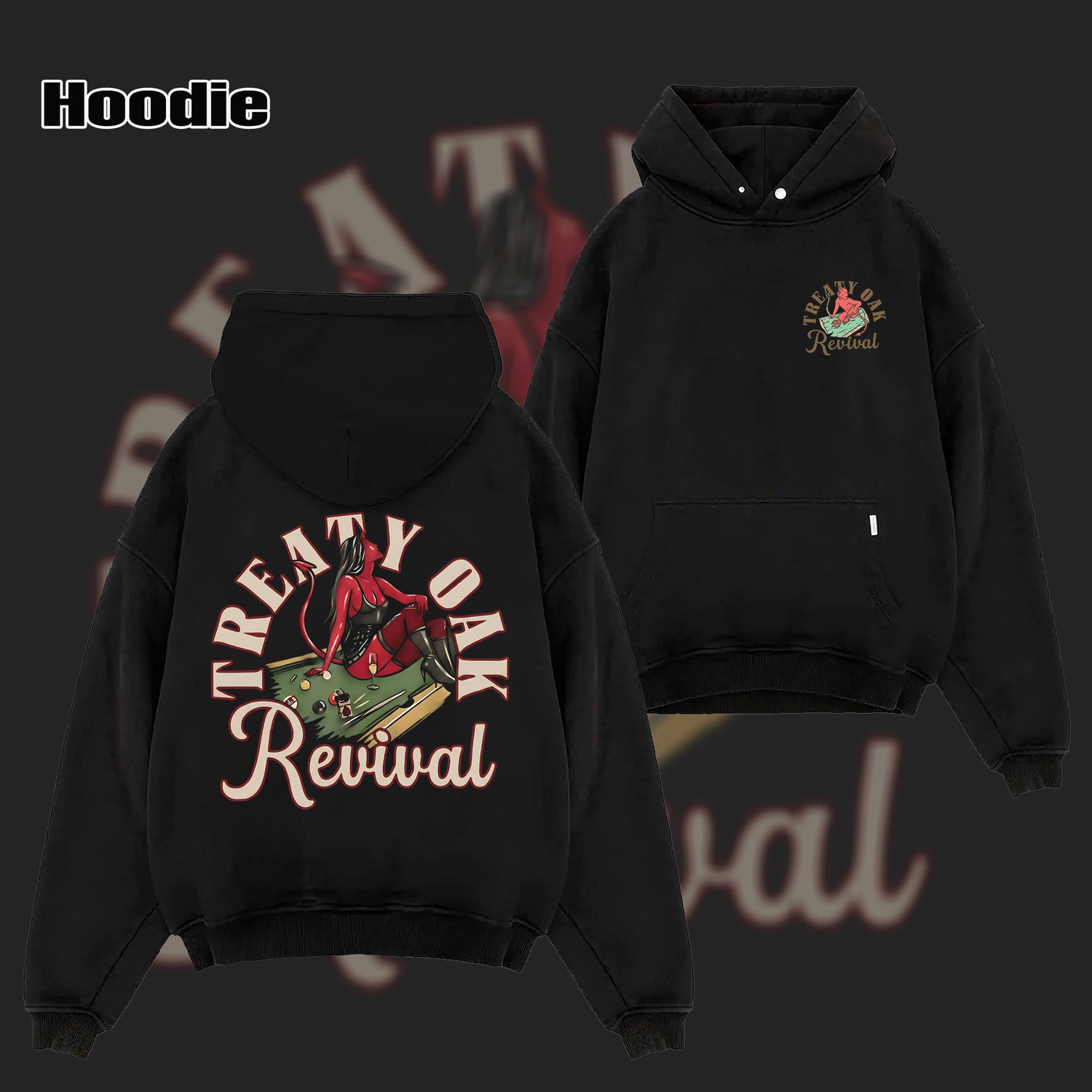 ReTro Treaty Oak Revival Bad Rock Band T-Shirt & Hoodie