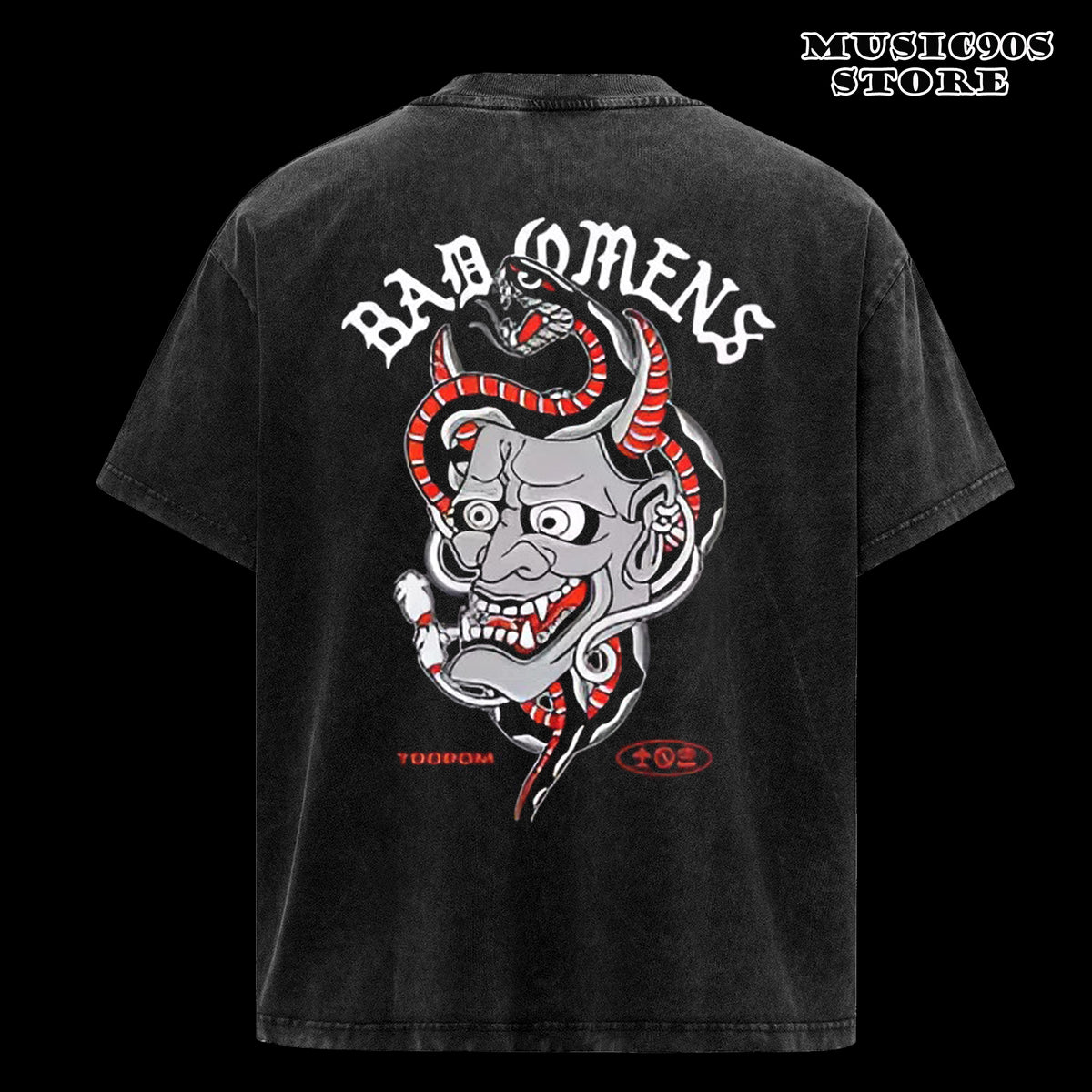 Retro Bad Omens Band A Tour of The Concrete Jungle Tour T-Shirt
