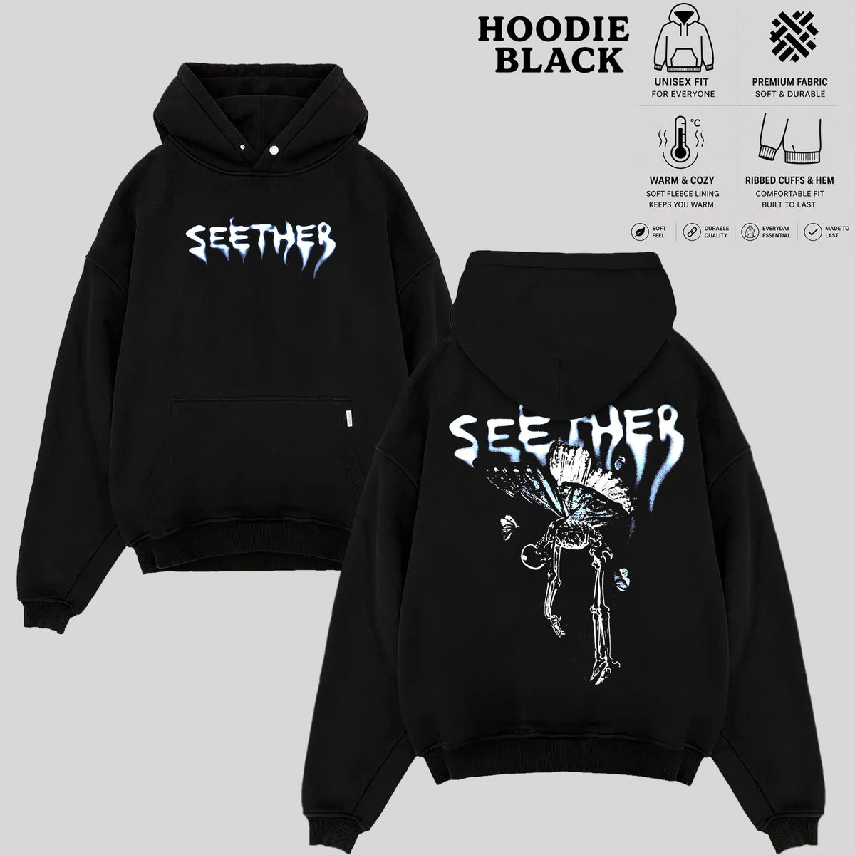 Seether Graphic T-Shirt & Hoodie