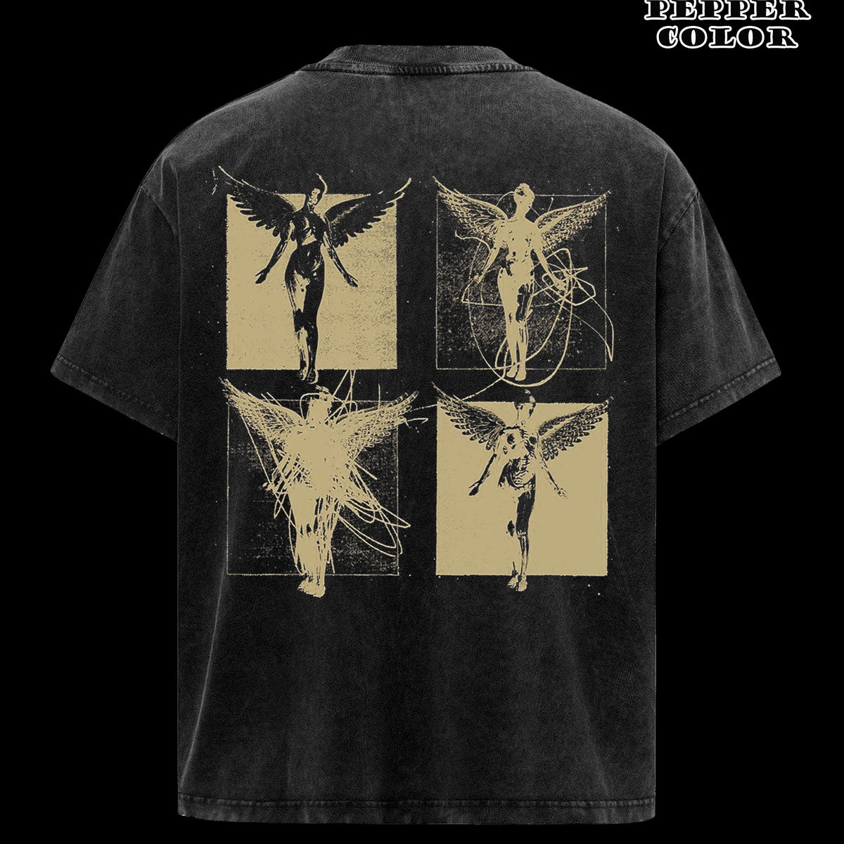 Vintage Nirvana In Utero Shirt Angel Graphic Grunge Rock Band Tee Vintage 90s Tshirt