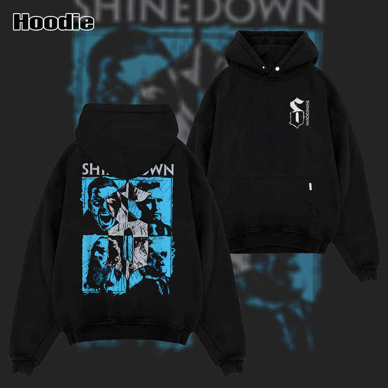 Vintage Shinedown Band Quadrant poster T-Shirt & Hoodie