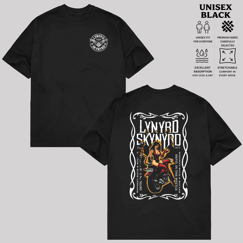 Lynyrd Skynyrd whiskey rock roller devil in the bottle shirt & hoodie