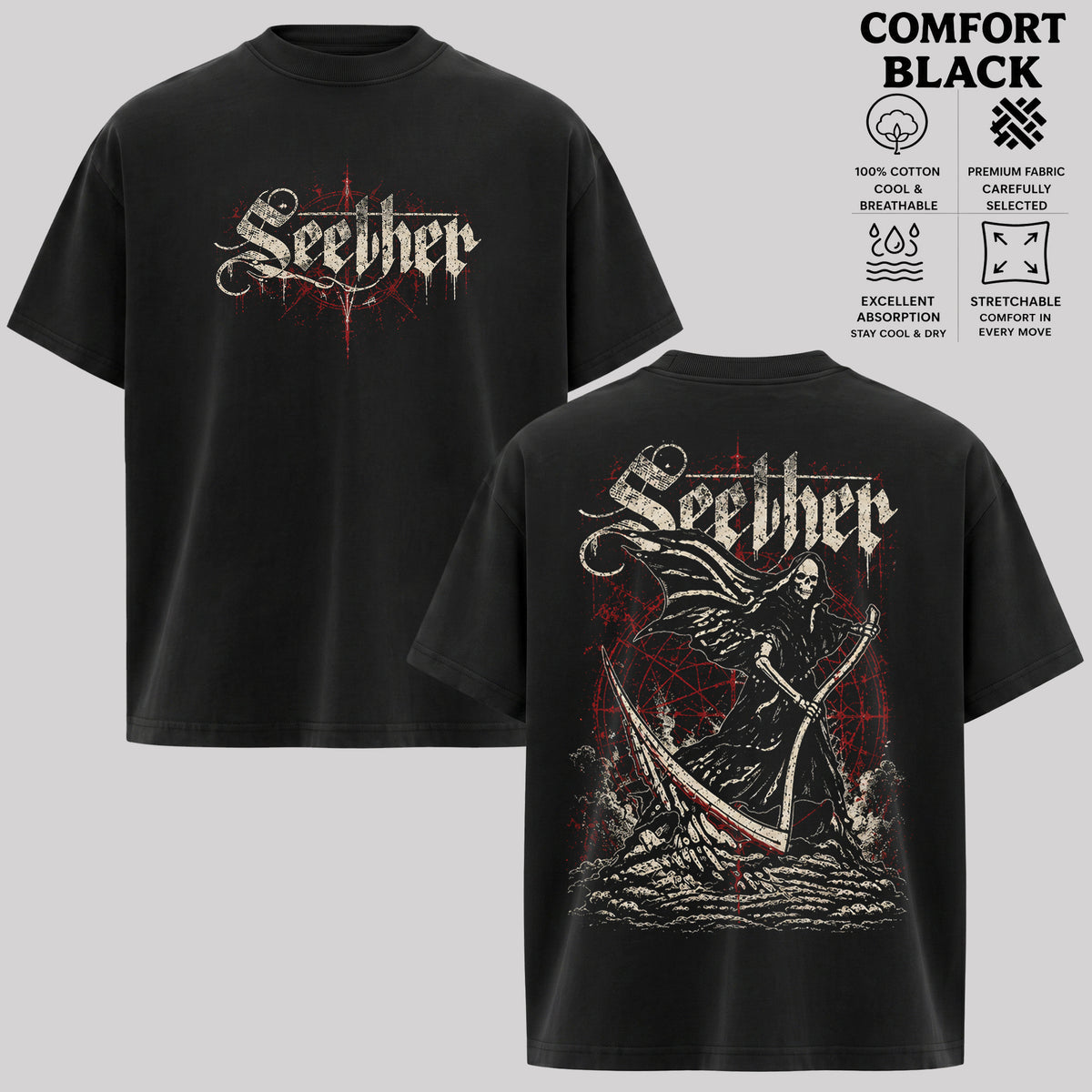 Seether Graphic T-Shirt & Hoodie