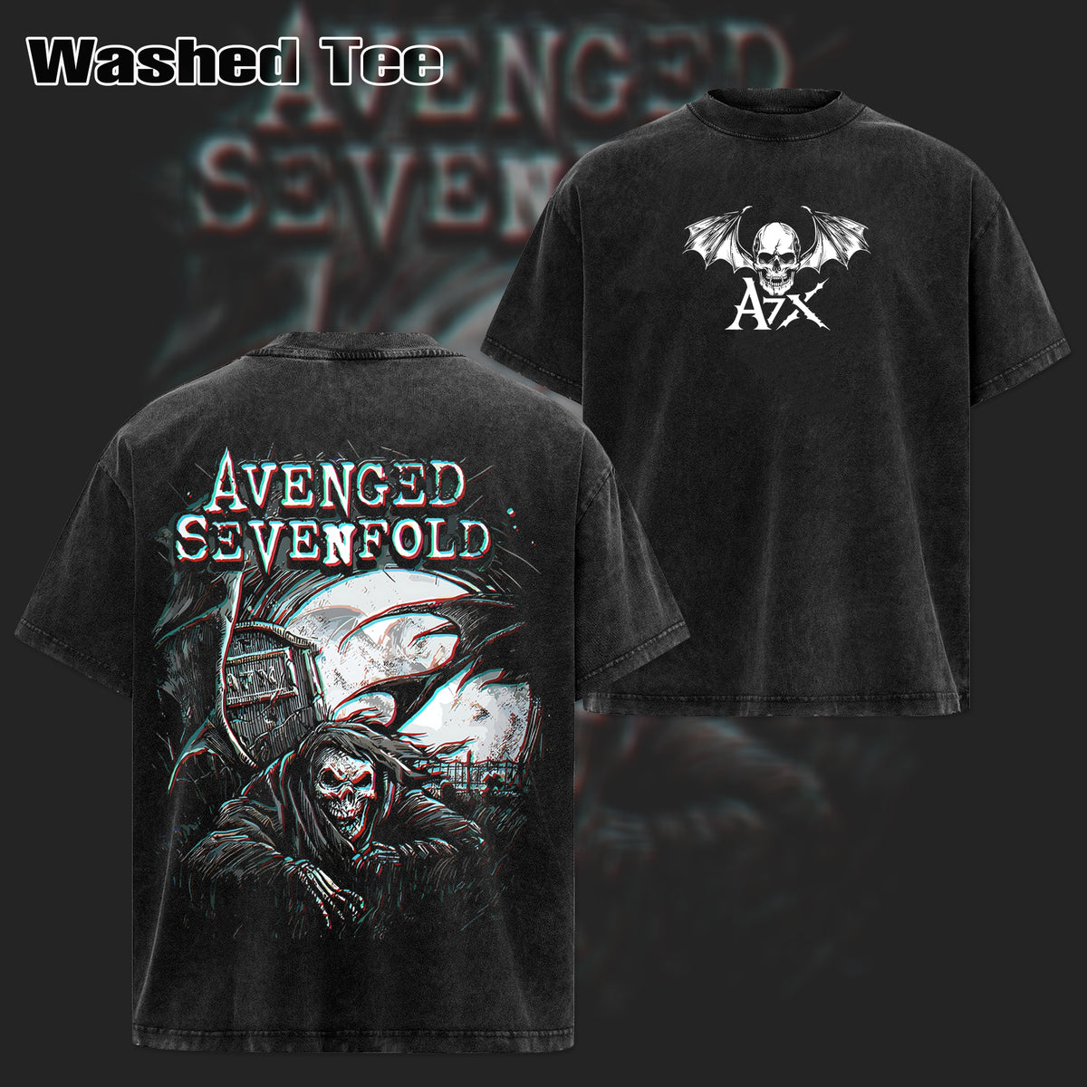 Avenged Sevenfold The Nightmare Is Red Tour  T-shirt & Hoodie