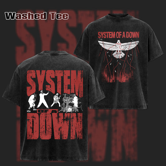 Vintage System of a Down Rock Band Shirt  & Hoodie