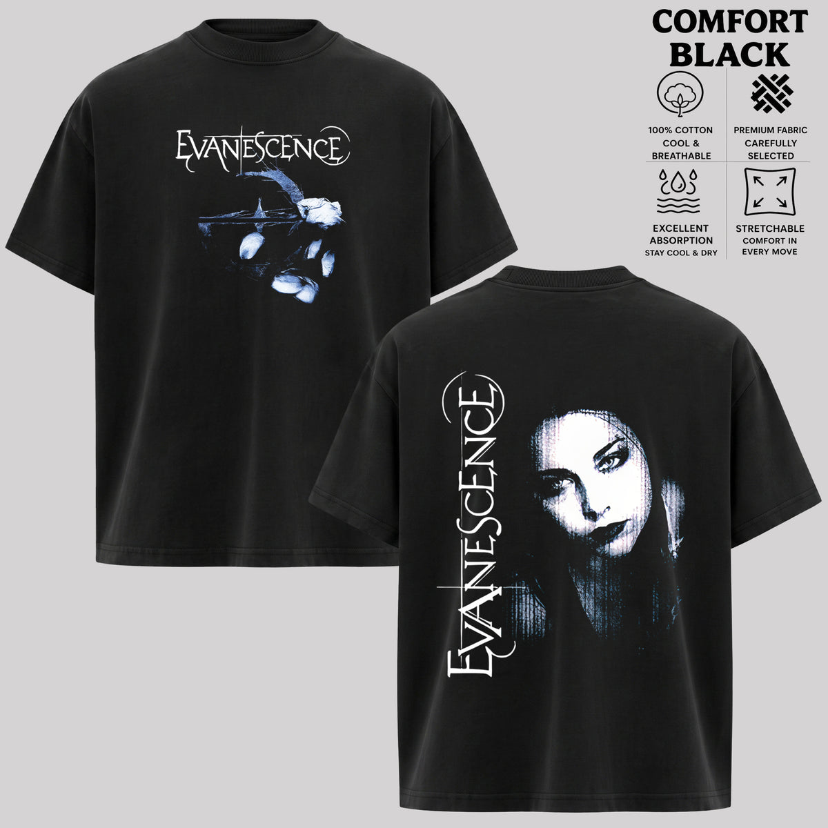 Evanescence Graphic T-Shirt & Hoodie