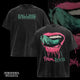 Retro Falling in Reverse Band Lips Short Sleeve T Shirt