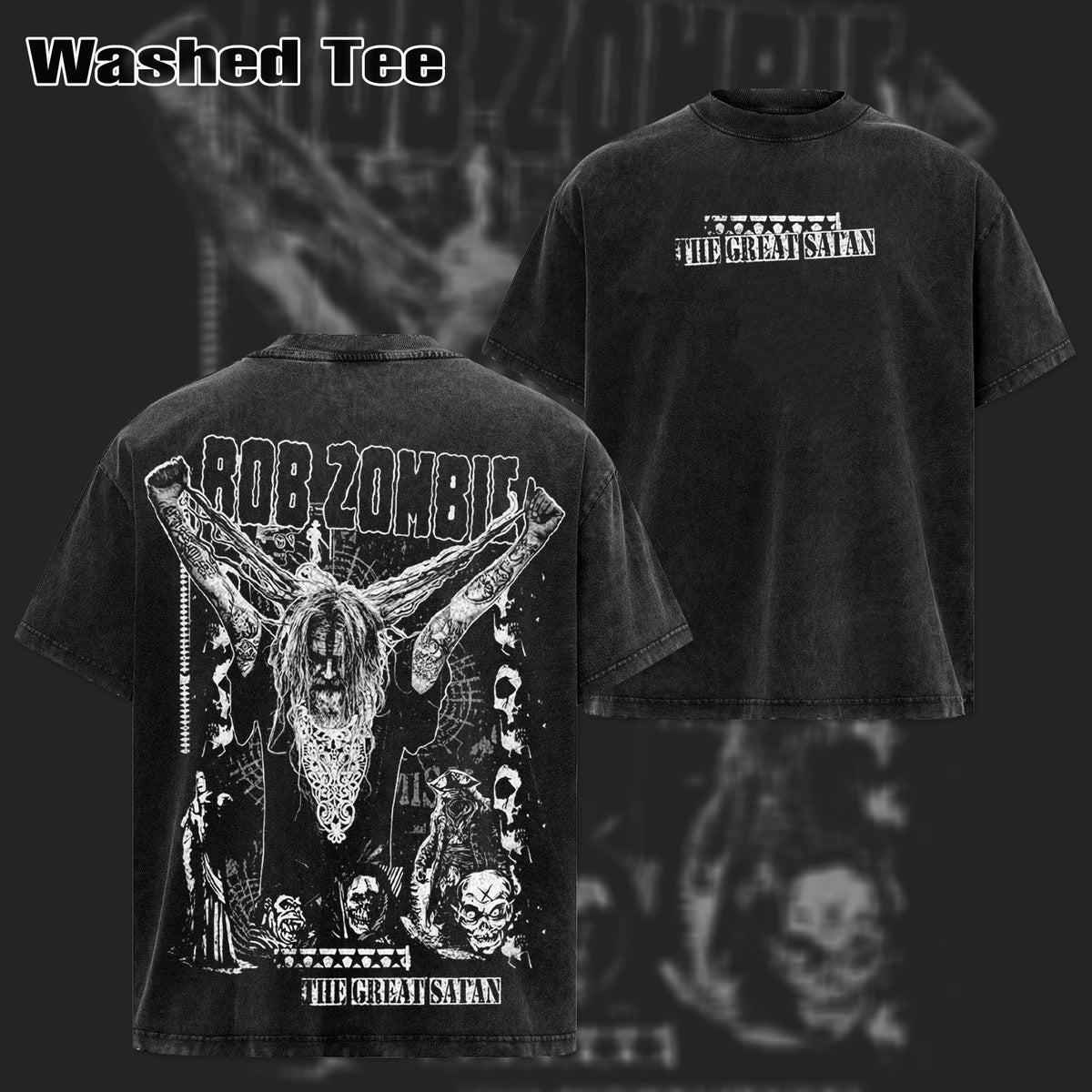 Vintage Rob Zombie The Great Satan T-Shirt & Hoodie