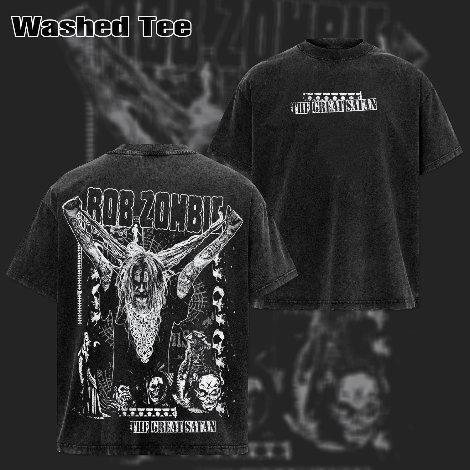 Vintage Rob Zombie The Great Satan T-Shirt & Hoodie
