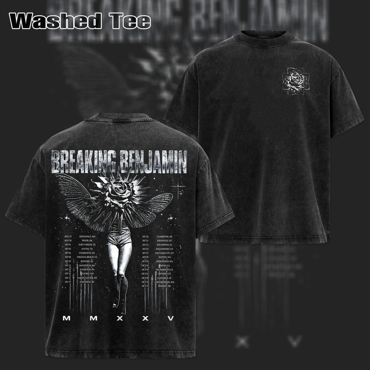 Vintage Breaking Benjamin Rock Band T-shirt & Hoodie