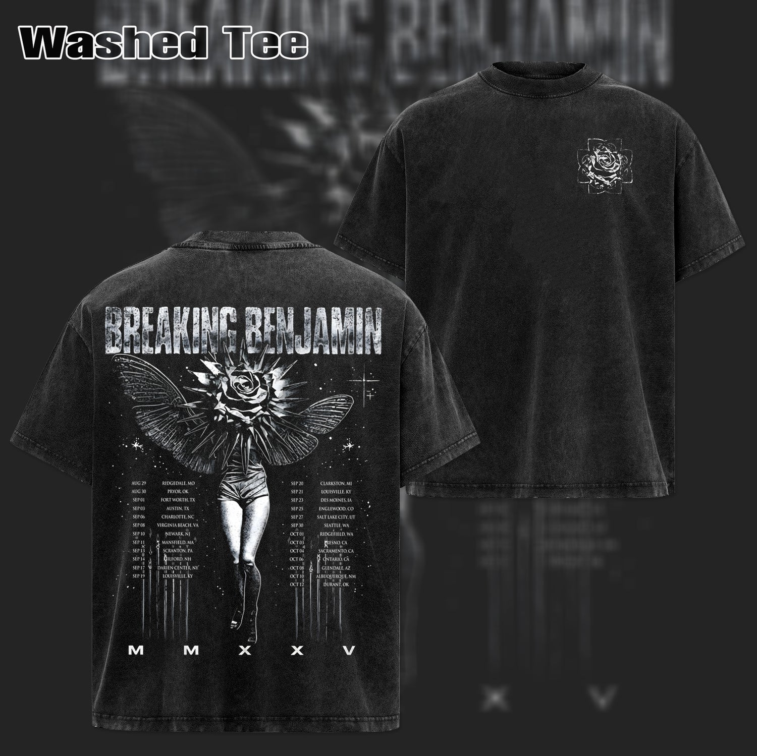 Vintage Breaking Benjamin Rock Band T-shirt & Hoodie