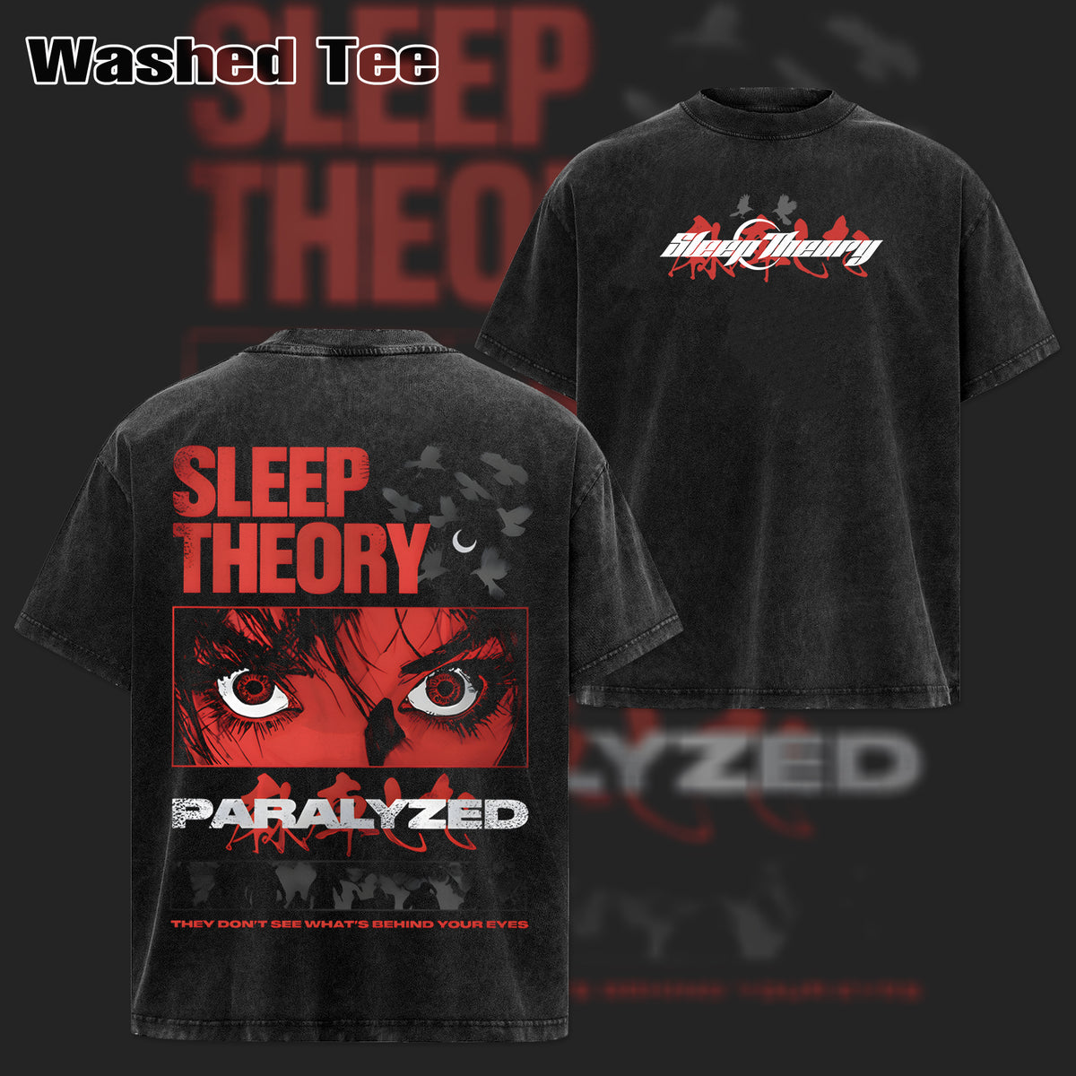 Vintage Sleep Theory Merch Store Paralyzed Anime T-Shirt & Hoodie