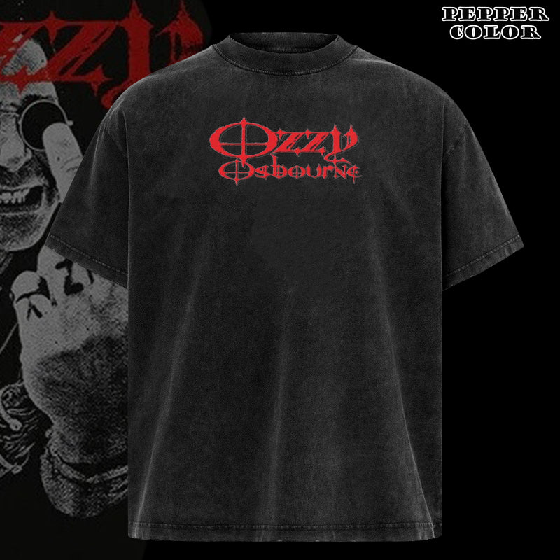 Vintage Ozzy OsBourne Middle Finger T-Shirt 2 Sided