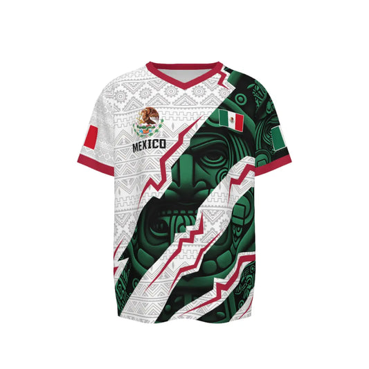 2026 New Mexican Soccer Jersey , Men's Mexico Aztec Calendar Style Jerseys