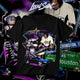 DJ Screw Collection Heavy Cotton Unisex Graphic T-Shirt Hoodie Houston Texas Screwed Up Click DJ Screw 713 Crewneck Tee, Vintage Streetwear Graphic T-Shirt Direct To Garment Breathable Print