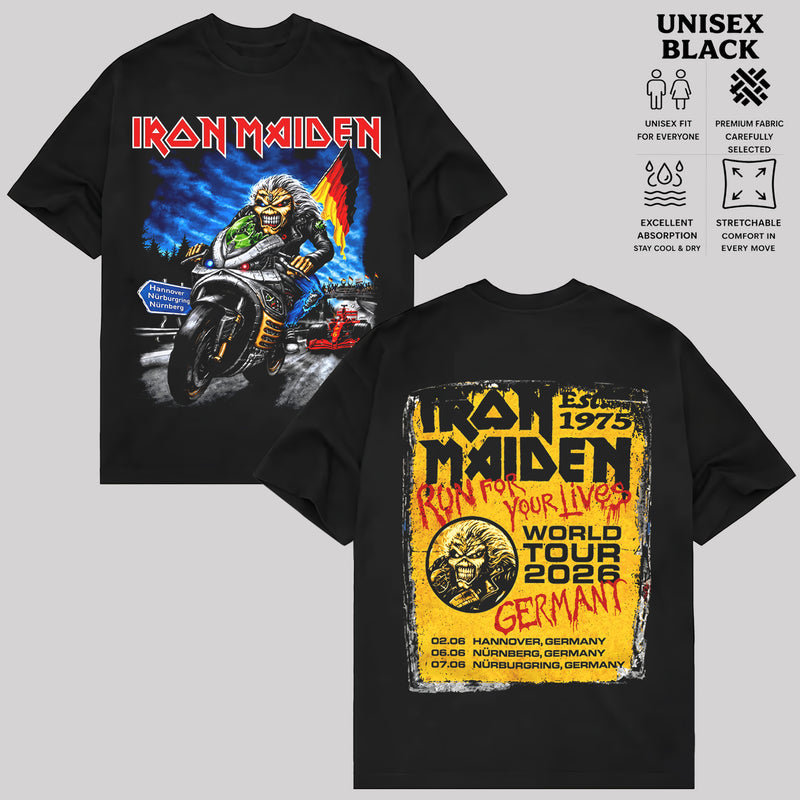 Iron Maiden T-Shirt, Vintage Heavy Metal Band Shirt, Retro Rock Music Graphic Tee