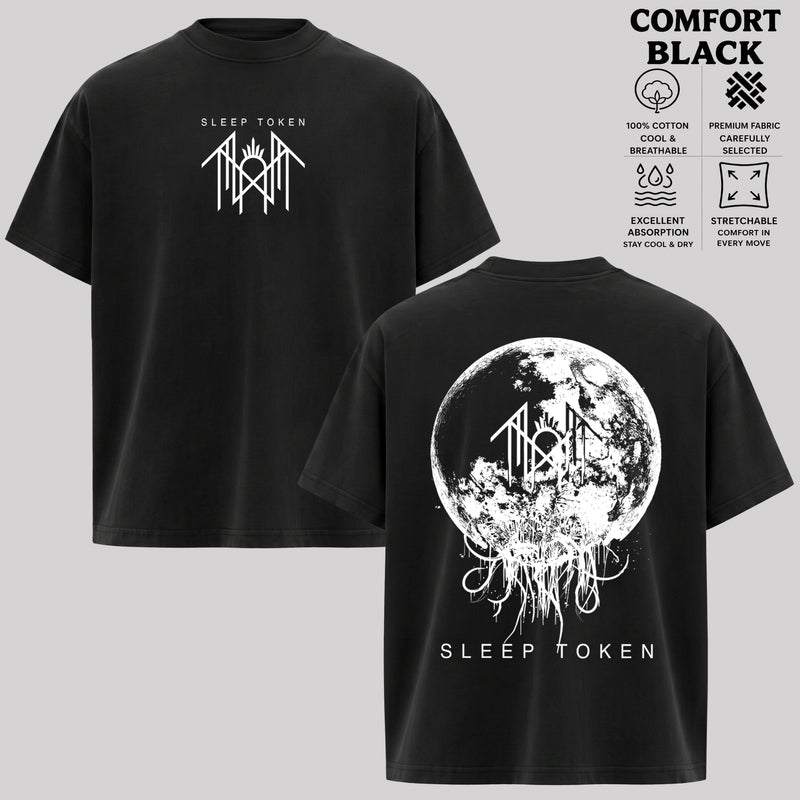 Sleep Token Band Red Angel Moon Graphic T-Shirt & Hoodie
